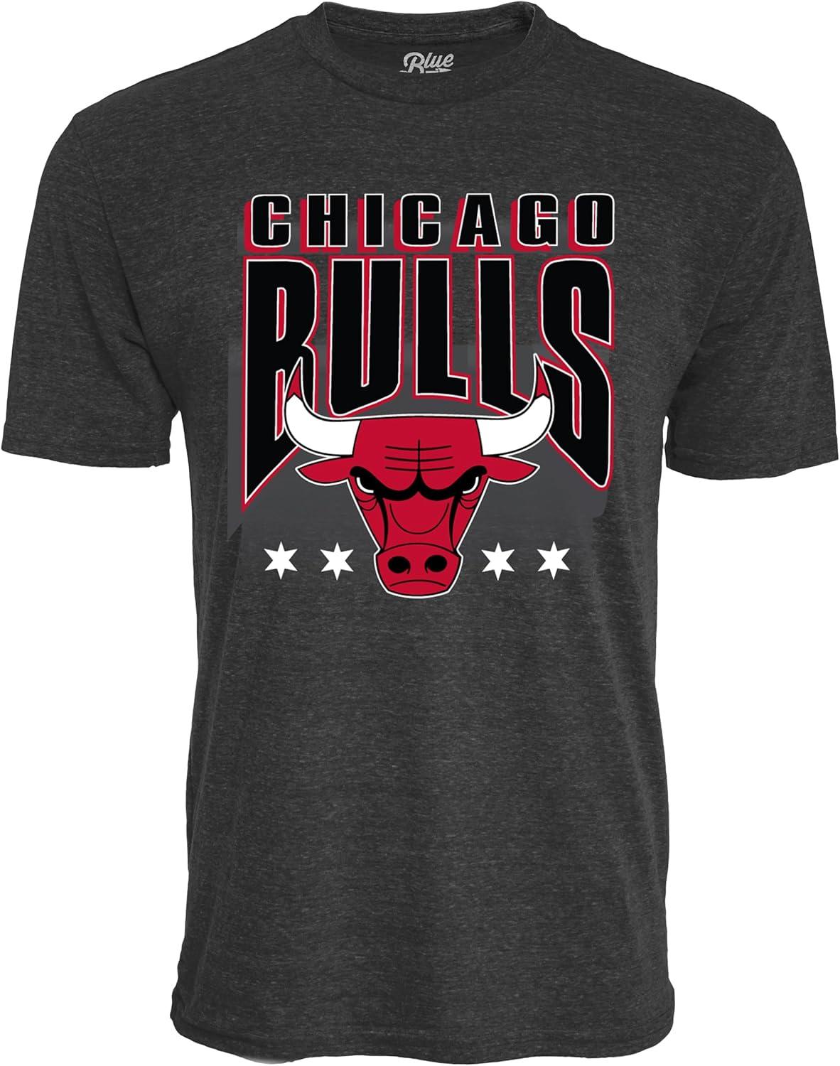 imageBlue 84 NBA UnisexAdult NBA Officially Licensed TriBlend TShirt Starters BlackSecondary Color