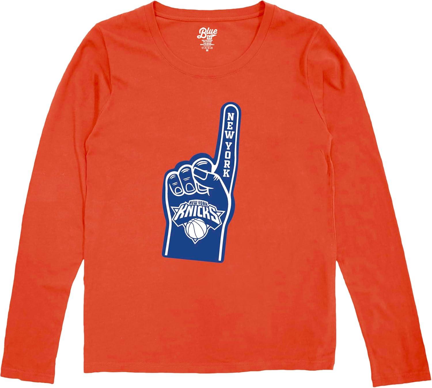 imageBlue 84 NBA Womens NBA Officially Licensed Womens Long Sleeve TShirt Icon Alternate ColorAlternate Color