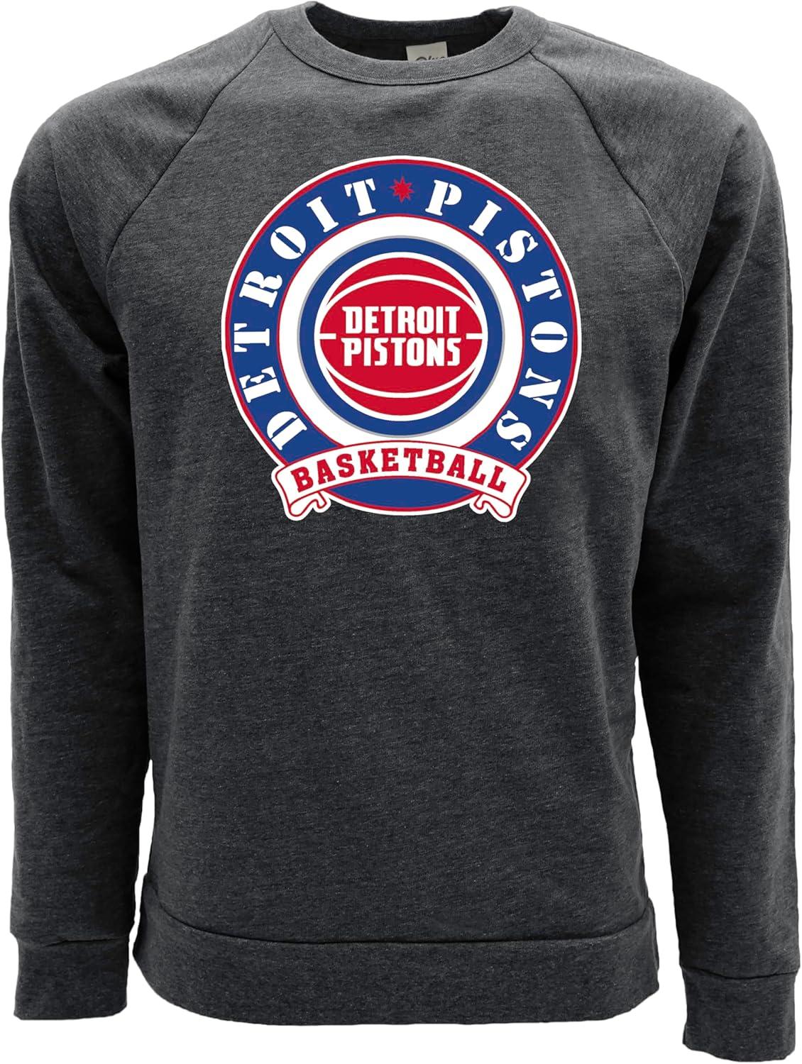 imageBlue 84 NBA unisexadult Nba Officially Licensed Triblend Crewneck Sweatshirt BlackBlack