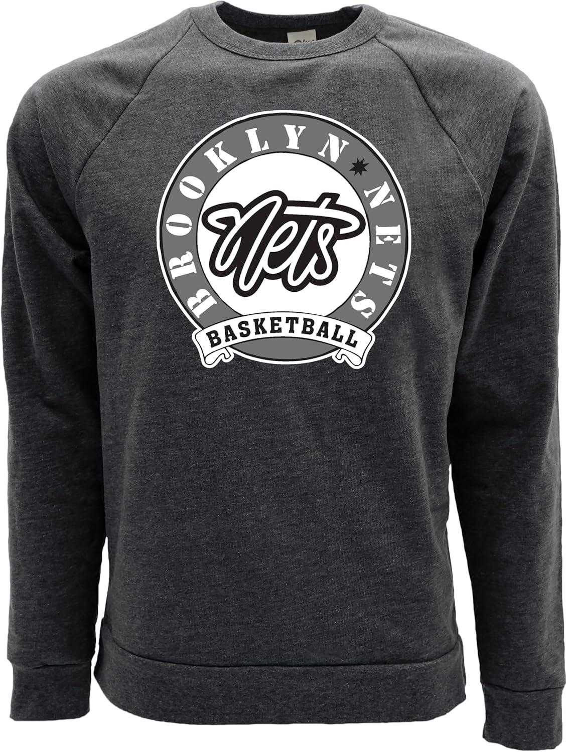 imageBlue 84 NBA unisexadult Nba Officially Licensed Triblend Crewneck Sweatshirt BlackBlack