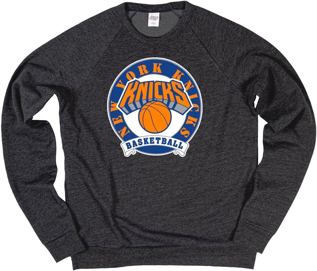imageBlue 84 NBA unisexadult Nba Officially Licensed Triblend Crewneck Sweatshirt BlackBlack