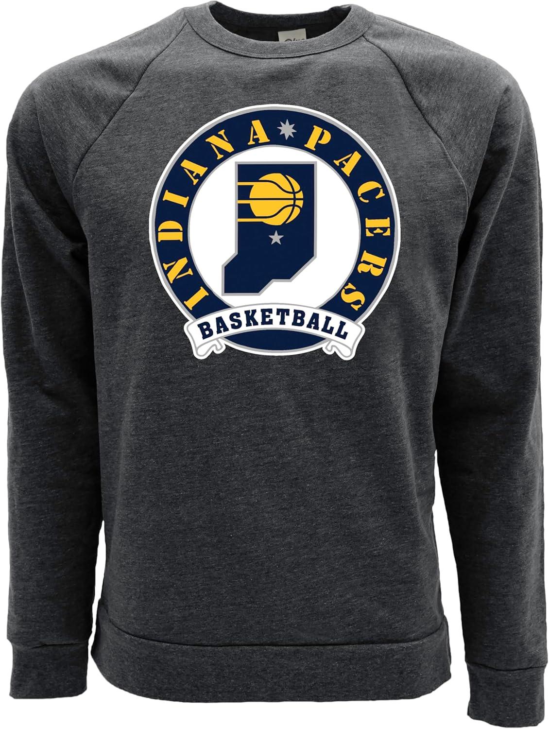 imageBlue 84 NBA unisexadult Nba Officially Licensed Triblend Crewneck Sweatshirt BlackBlack