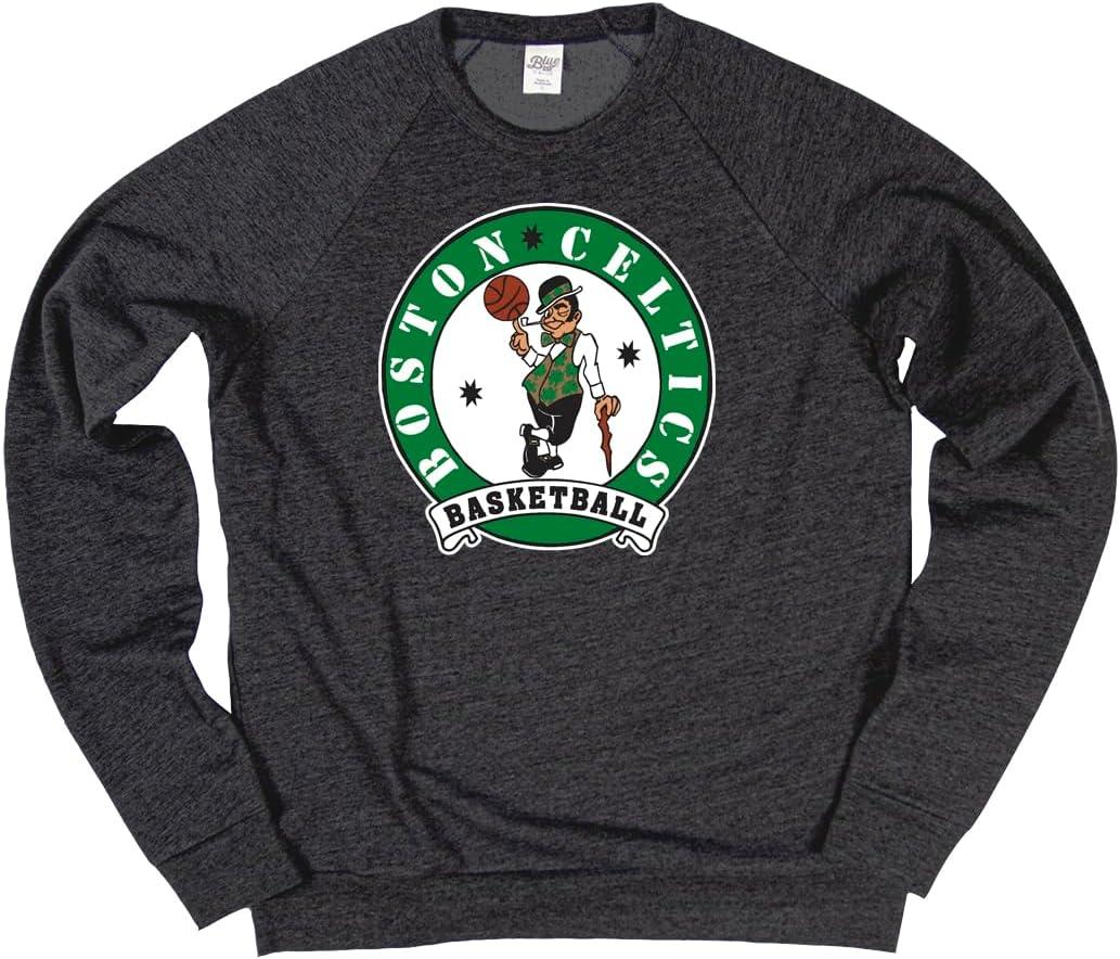 imageBlue 84 NBA unisexadult Nba Officially Licensed Triblend Crewneck Sweatshirt BlackBlack