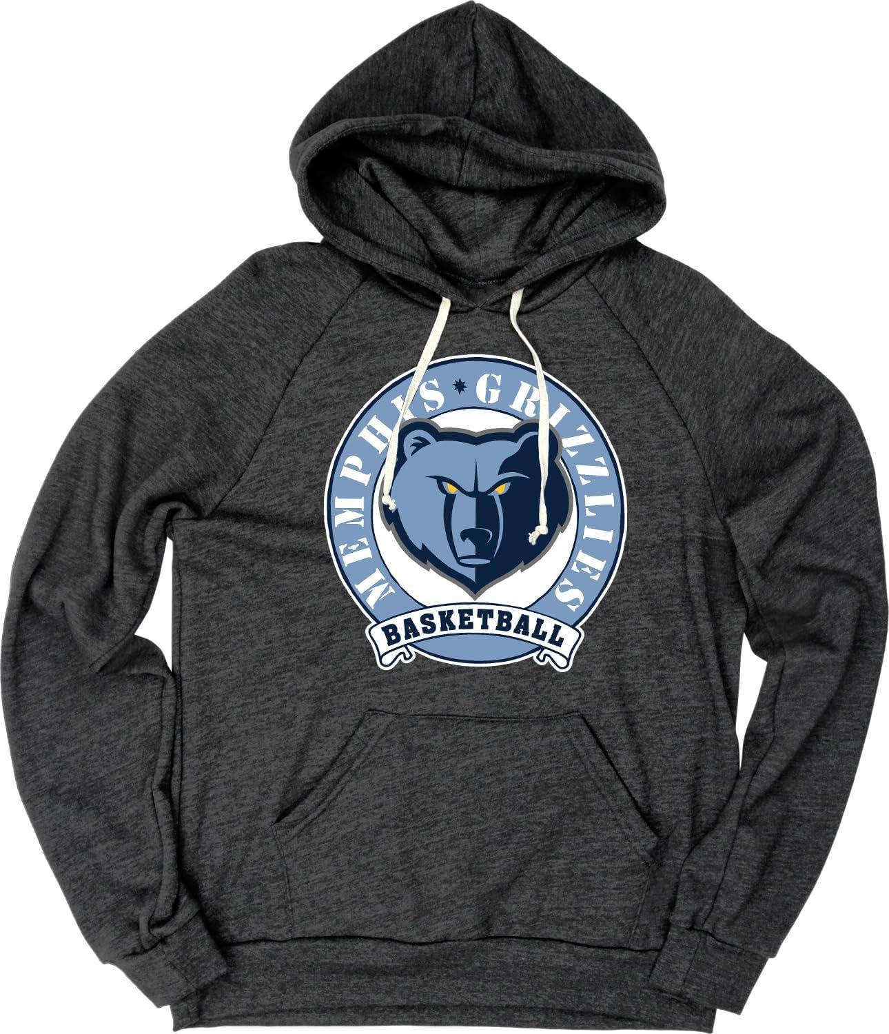 imageBlue 84 NBA unisexadult Nba Officially Licensed Triblend Hooded Sweatshirt BlackBlack