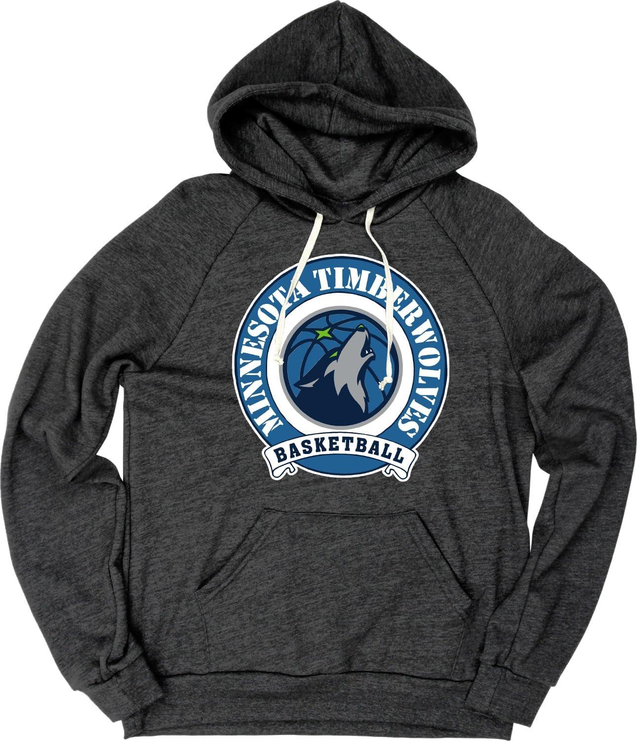 imageBlue 84 NBA unisexadult Nba Officially Licensed Triblend Hooded Sweatshirt BlackBlack