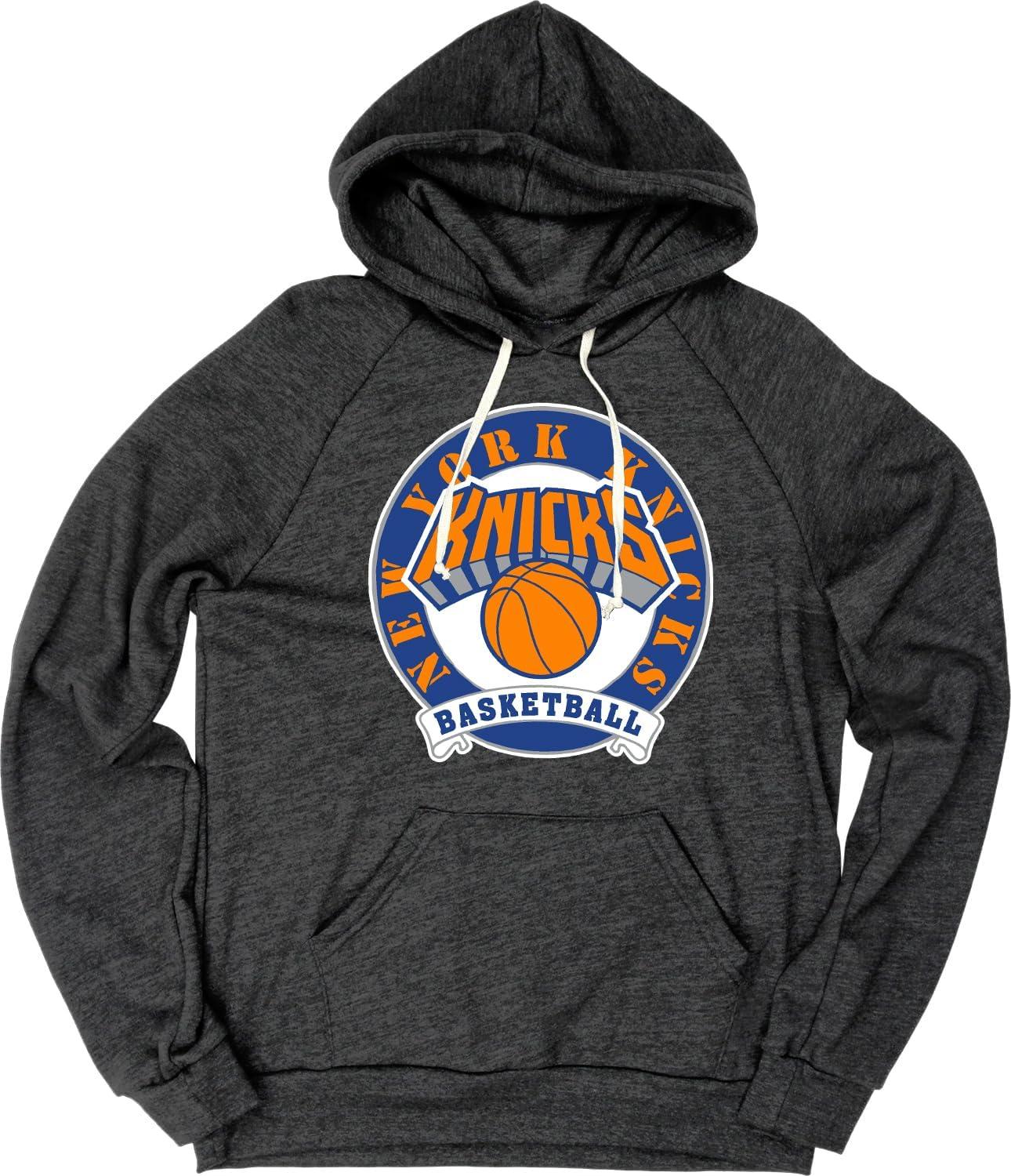 imageBlue 84 NBA unisexadult Nba Officially Licensed Triblend Hooded Sweatshirt BlackBlack