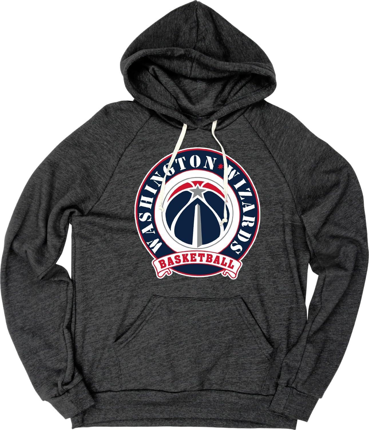imageBlue 84 NBA unisexadult Nba Officially Licensed Triblend Hooded Sweatshirt BlackBlack