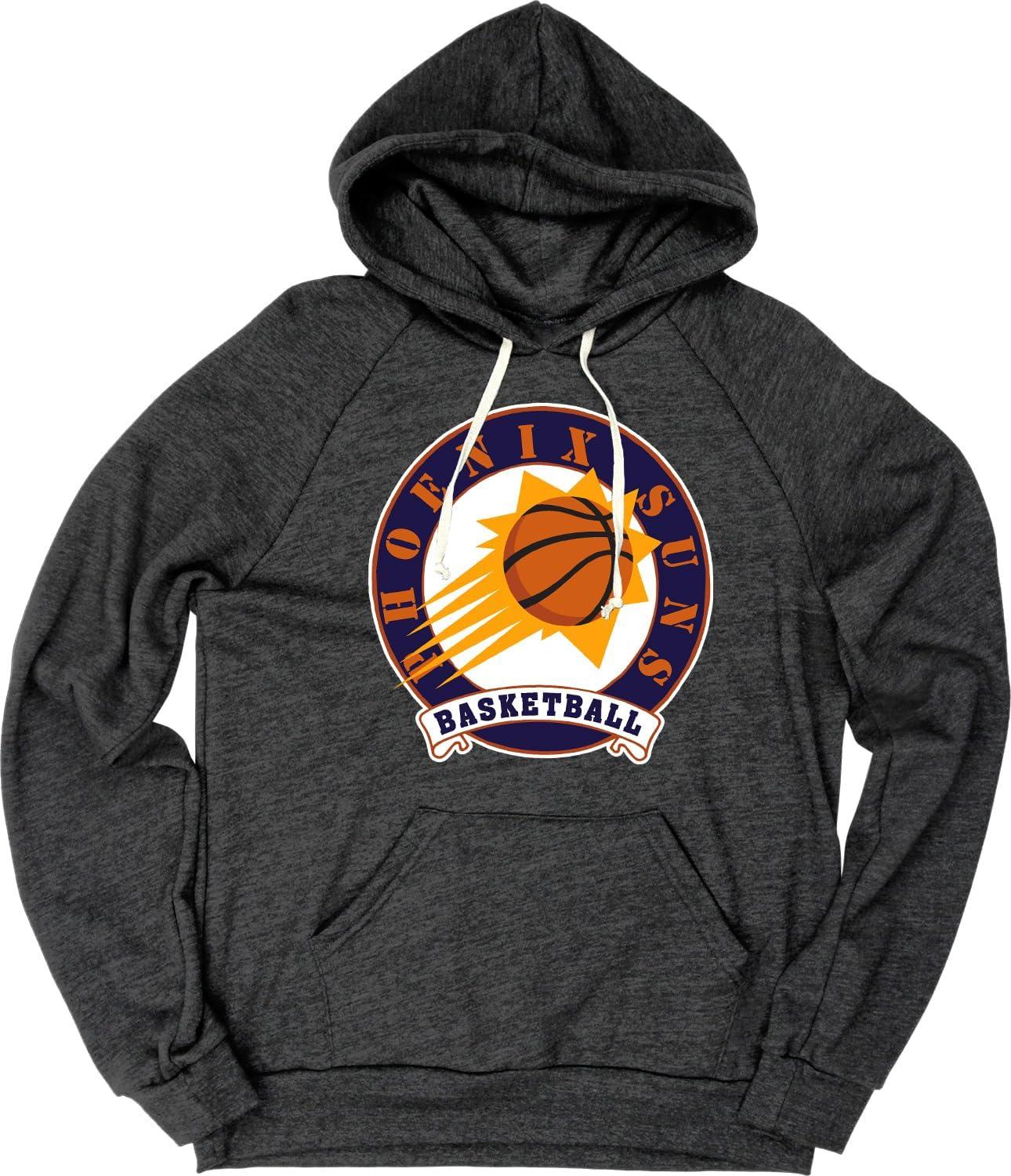 imageBlue 84 NBA unisexadult Nba Officially Licensed Triblend Hooded Sweatshirt BlackBlack