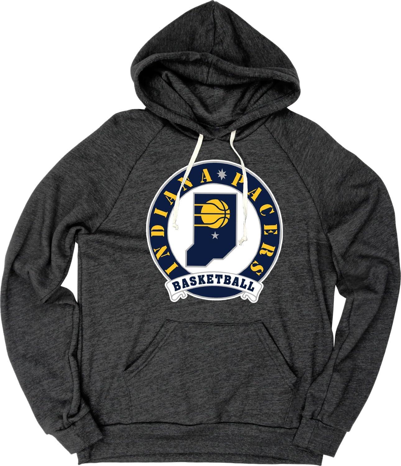 imageBlue 84 NBA unisexadult Nba Officially Licensed Triblend Hooded Sweatshirt BlackBlack