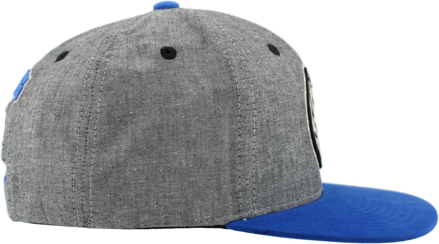 imageZHATS NBA UnisexAdult NBA Officially Licensed Adjustable Snapback Hat Heather BlackHeather Black