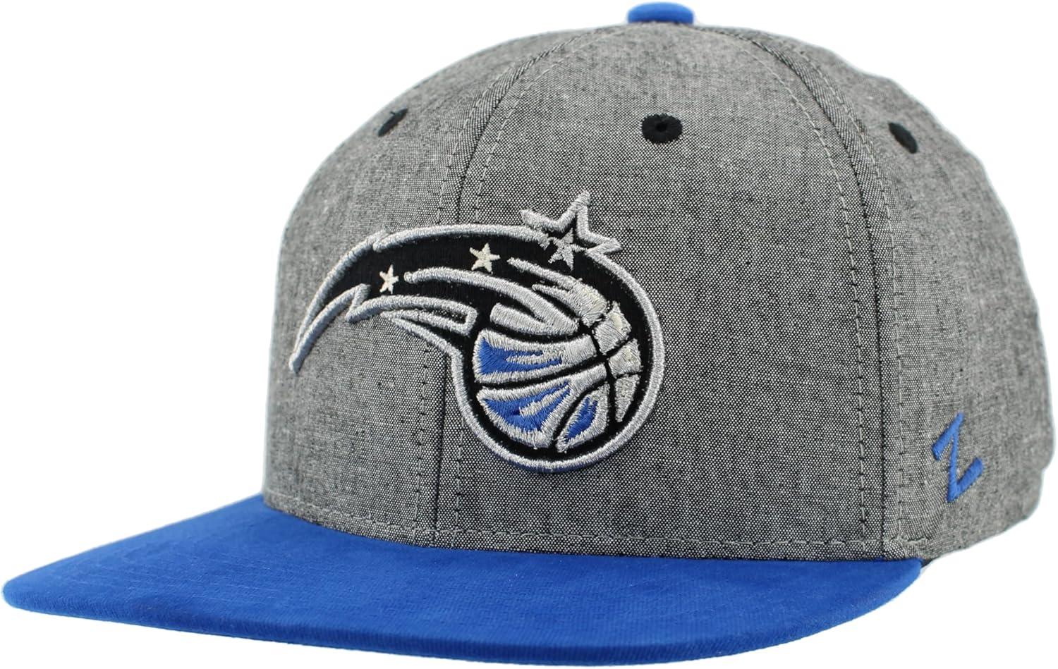 imageZHATS NBA UnisexAdult NBA Officially Licensed Adjustable Snapback Hat Heather BlackHeather Black