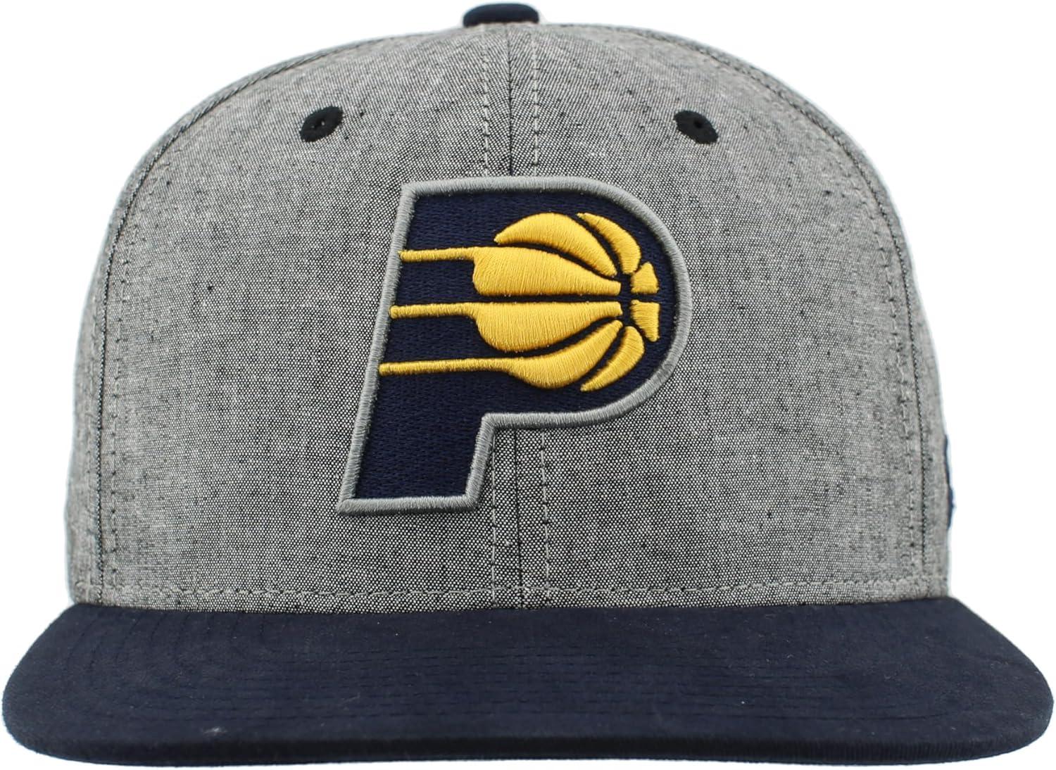 imageZHATS NBA UnisexAdult NBA Officially Licensed Adjustable Snapback Hat Heather BlackHeather Black