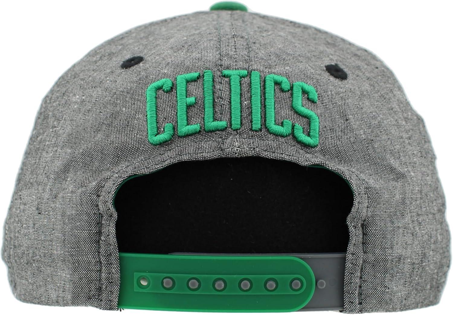 imageZHATS NBA UnisexAdult NBA Officially Licensed Adjustable Snapback Hat Heather BlackHeather Black