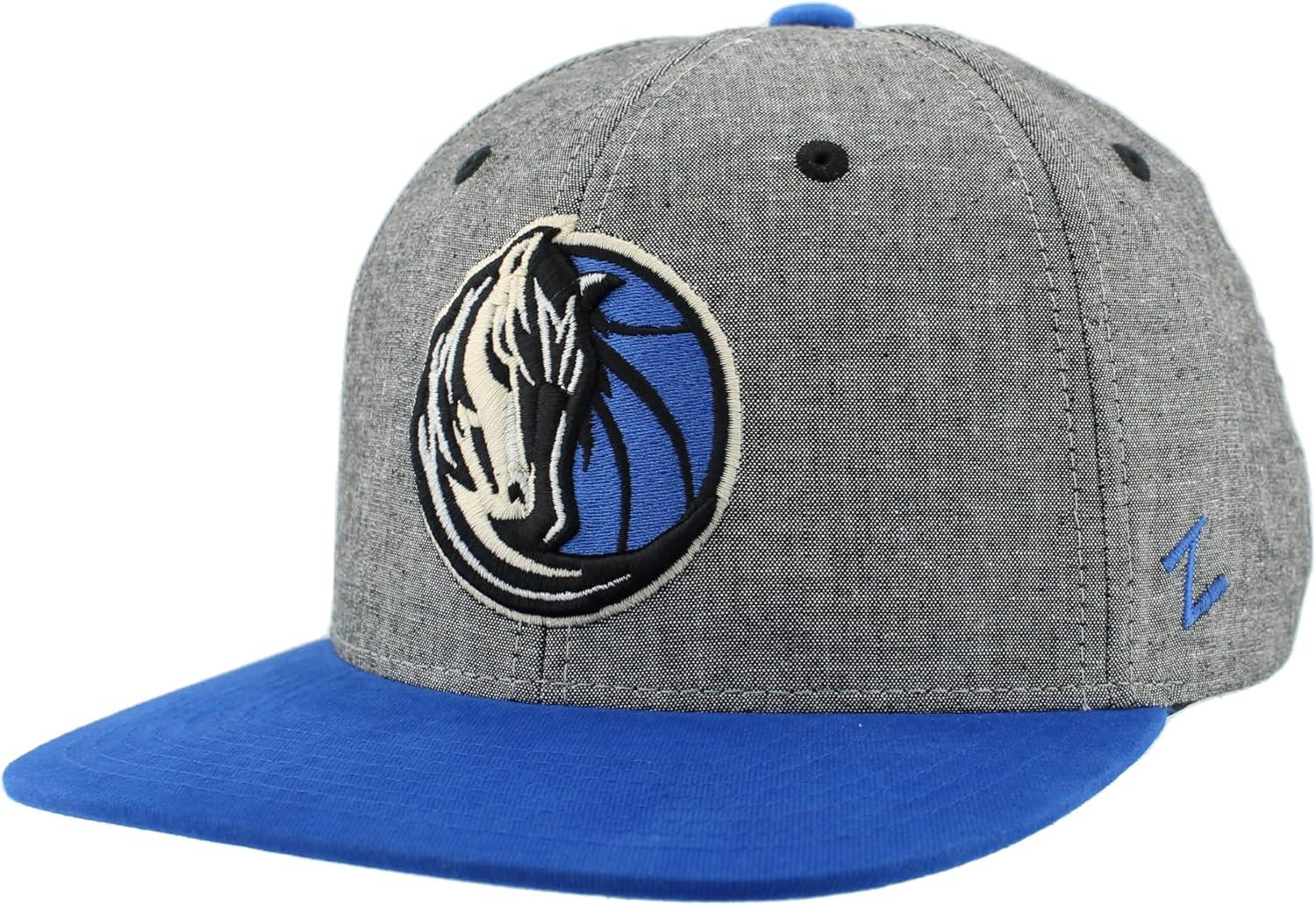 imageZHATS NBA UnisexAdult NBA Officially Licensed Adjustable Snapback Hat Heather BlackHeather Black