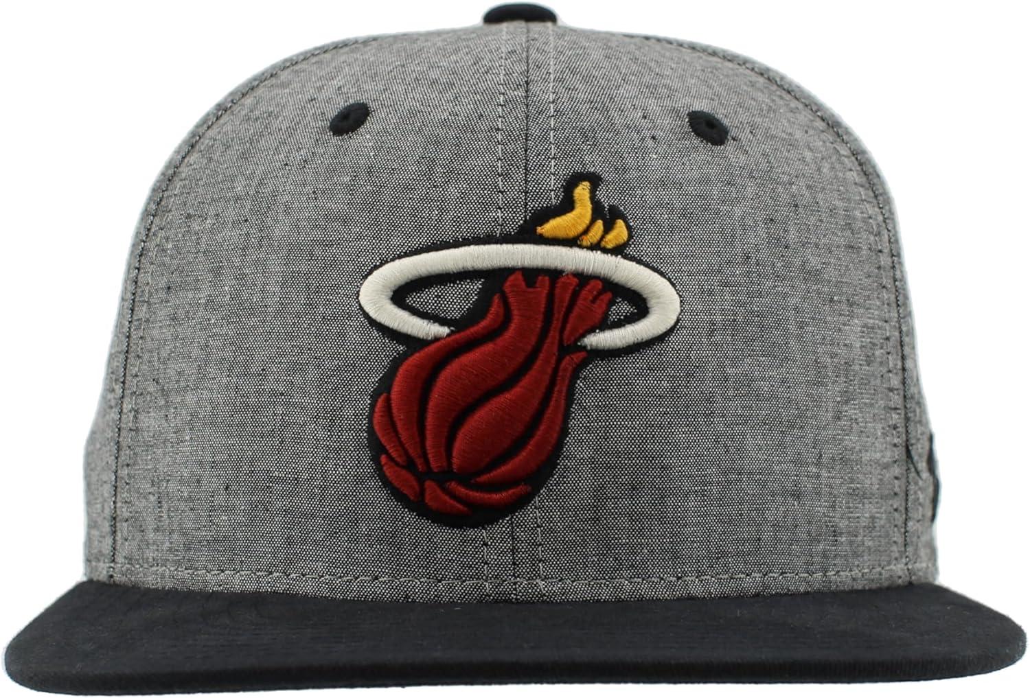 imageZHATS NBA UnisexAdult NBA Officially Licensed Adjustable Snapback Hat Heather BlackHeather Black