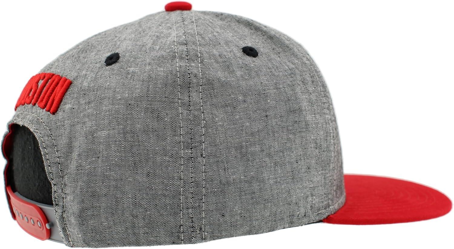 imageZHATS NBA UnisexAdult NBA Officially Licensed Adjustable Snapback Hat Heather BlackHeather Black