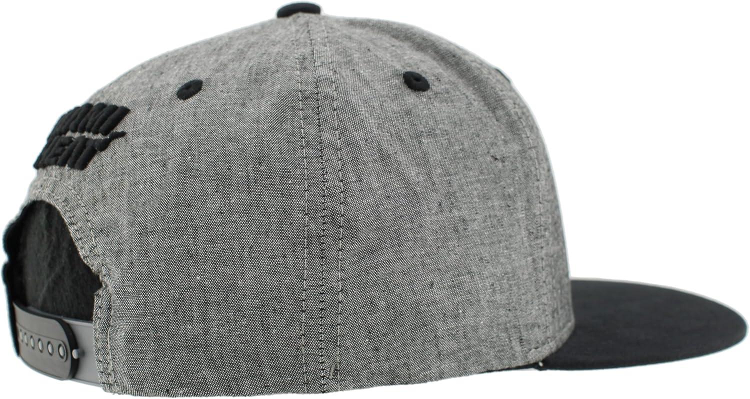 imageZHATS NBA UnisexAdult NBA Officially Licensed Adjustable Snapback Hat Heather BlackHeather Black