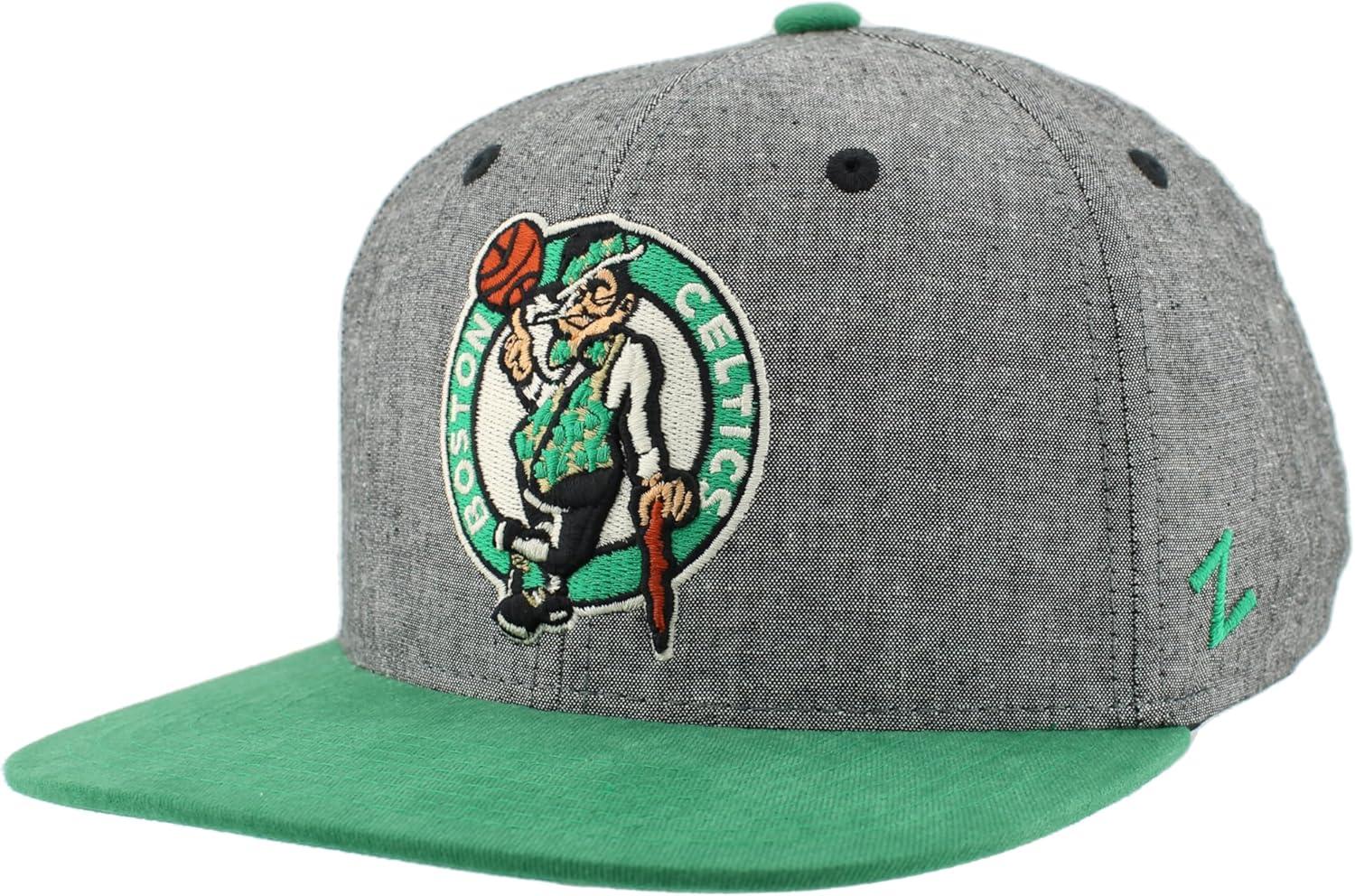 imageZHATS NBA UnisexAdult NBA Officially Licensed Adjustable Snapback Hat Heather BlackHeather Black