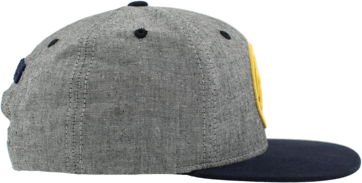 imageZHATS NBA UnisexAdult NBA Officially Licensed Adjustable Snapback Hat Heather BlackHeather Black