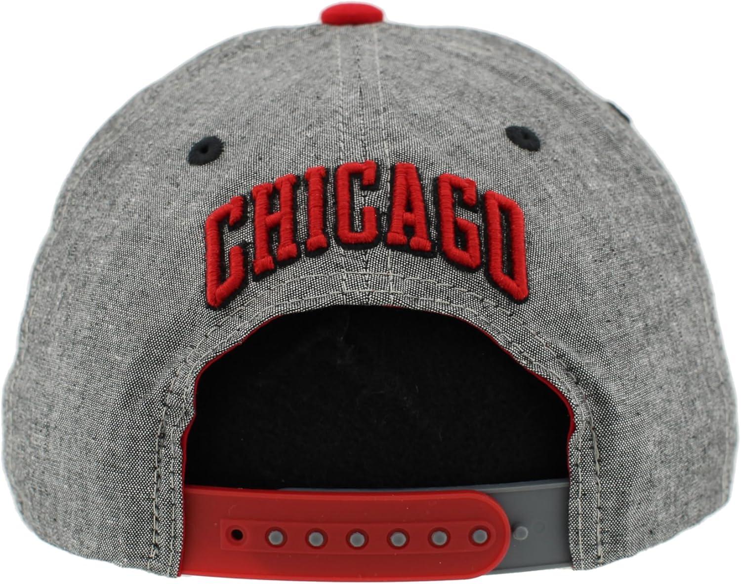 imageZHATS NBA UnisexAdult NBA Officially Licensed Adjustable Snapback Hat Heather BlackHeather Black