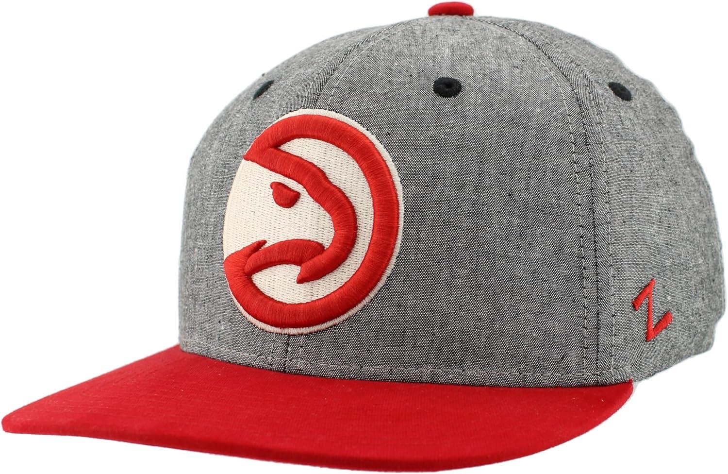 imageZHATS NBA UnisexAdult NBA Officially Licensed Adjustable Snapback Hat Heather BlackHeather Black