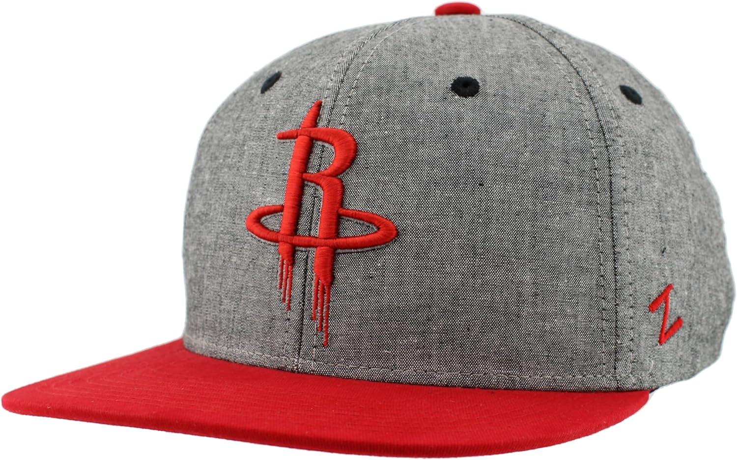 imageZHATS NBA UnisexAdult NBA Officially Licensed Adjustable Snapback Hat Heather BlackHeather Black