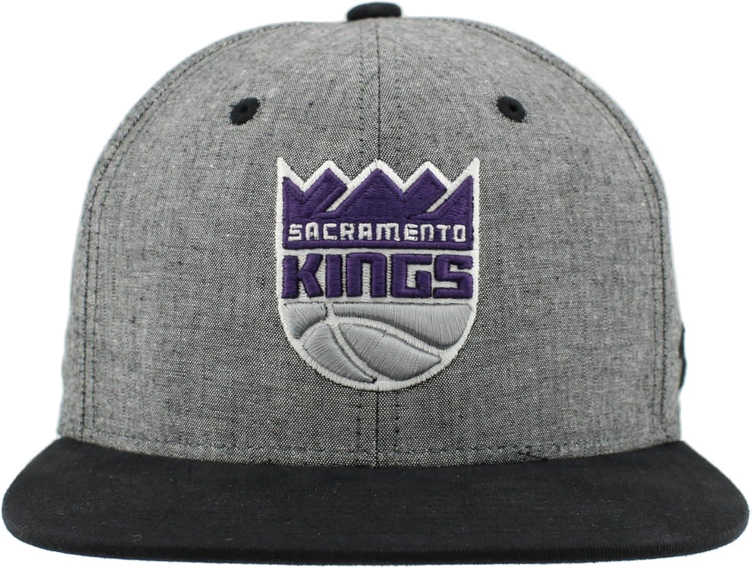 imageZHATS NBA UnisexAdult NBA Officially Licensed Adjustable Snapback Hat Heather BlackHeather Black