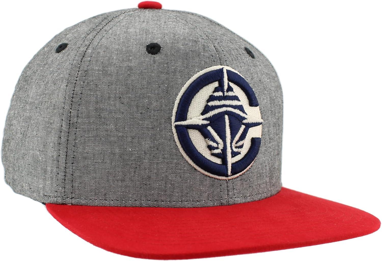 imageZHATS NBA UnisexAdult NBA Officially Licensed Adjustable Snapback Hat Heather BlackHeather Black