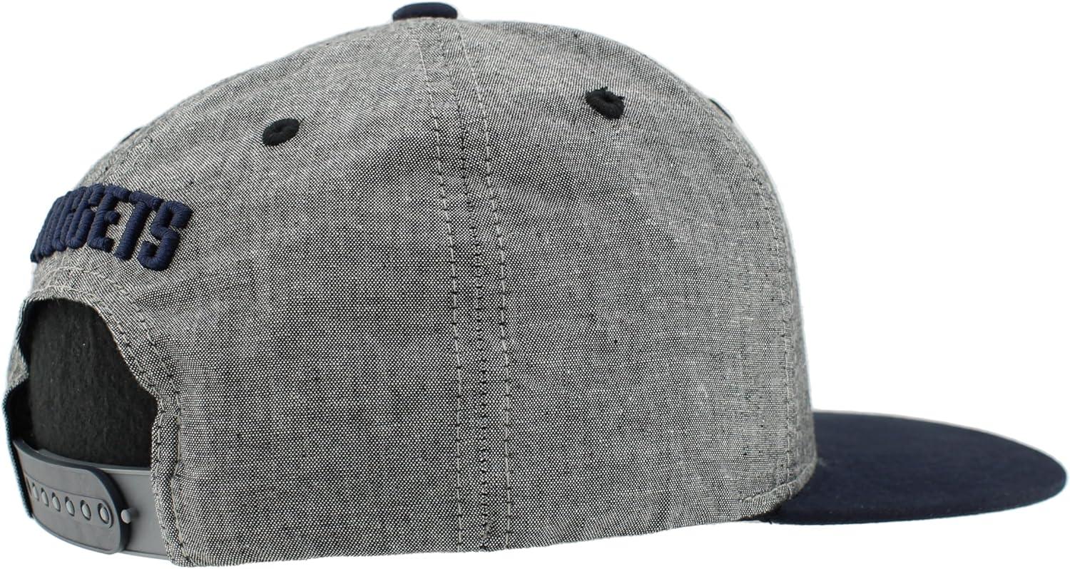 imageZHATS NBA UnisexAdult NBA Officially Licensed Adjustable Snapback Hat Heather BlackHeather Black