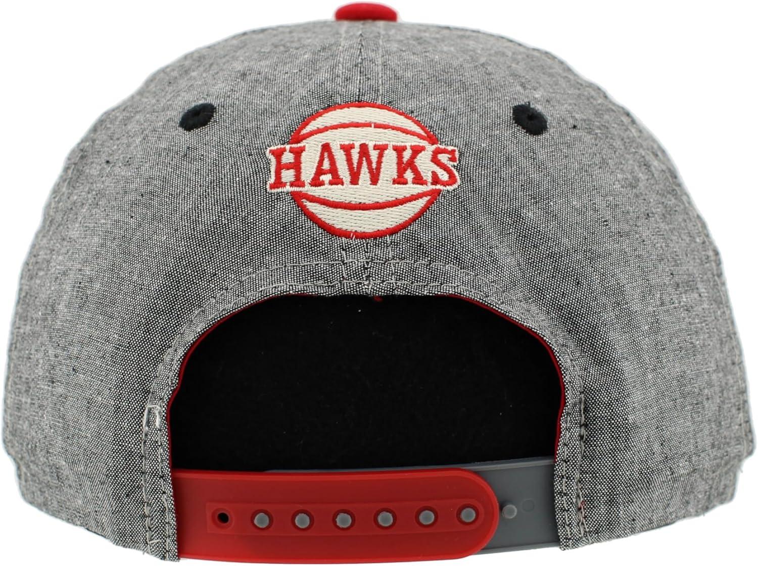 imageZHATS NBA UnisexAdult NBA Officially Licensed Adjustable Snapback Hat Heather BlackHeather Black