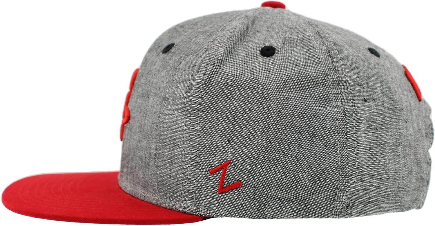 imageZHATS NBA UnisexAdult NBA Officially Licensed Adjustable Snapback Hat Heather BlackHeather Black