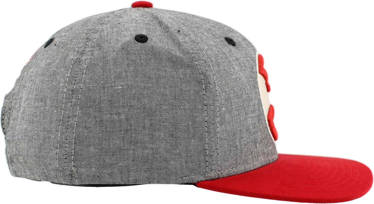 imageZHATS NBA UnisexAdult NBA Officially Licensed Adjustable Snapback Hat Heather BlackHeather Black