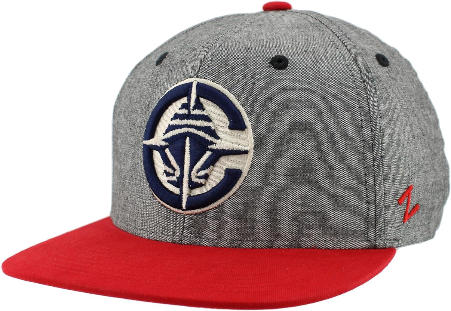 imageZHATS NBA UnisexAdult NBA Officially Licensed Adjustable Snapback Hat Heather BlackHeather Black