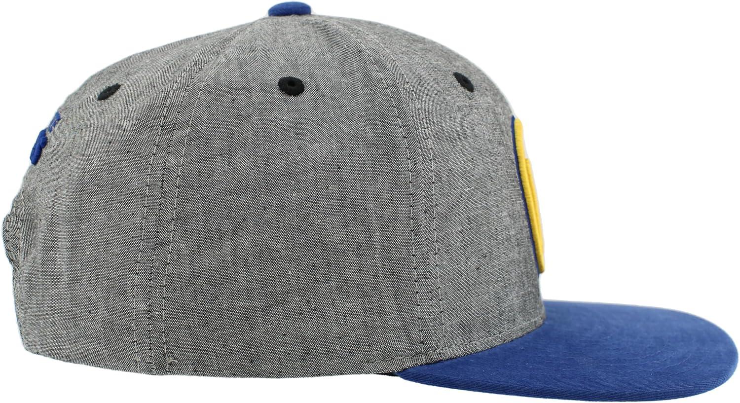 imageZHATS NBA UnisexAdult NBA Officially Licensed Adjustable Snapback Hat Heather BlackHeather Black