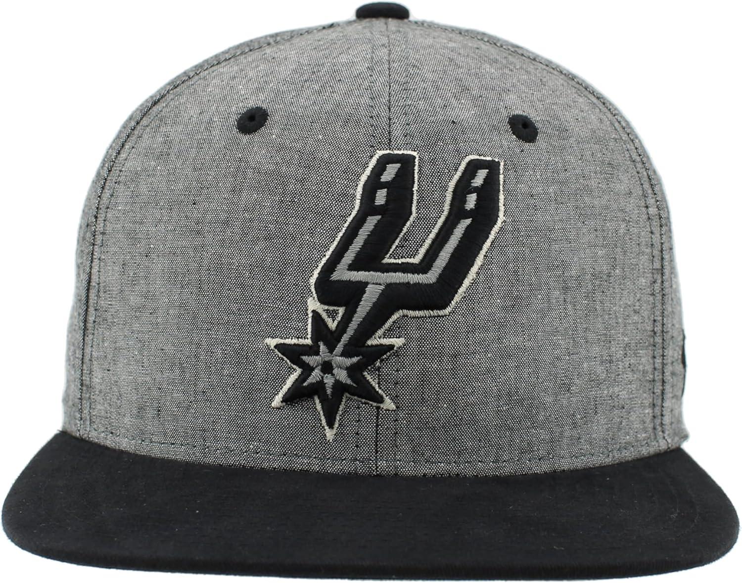 imageZHATS NBA UnisexAdult NBA Officially Licensed Adjustable Snapback Hat Heather BlackHeather Black