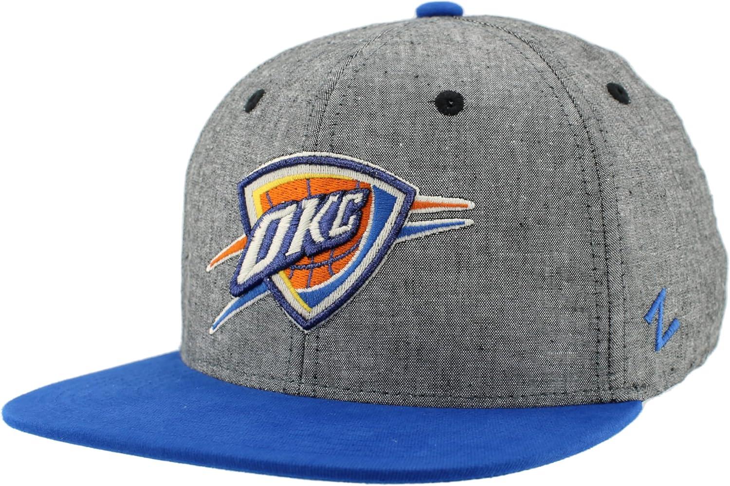 imageZHATS NBA UnisexAdult NBA Officially Licensed Adjustable Snapback Hat Heather BlackHeather Black