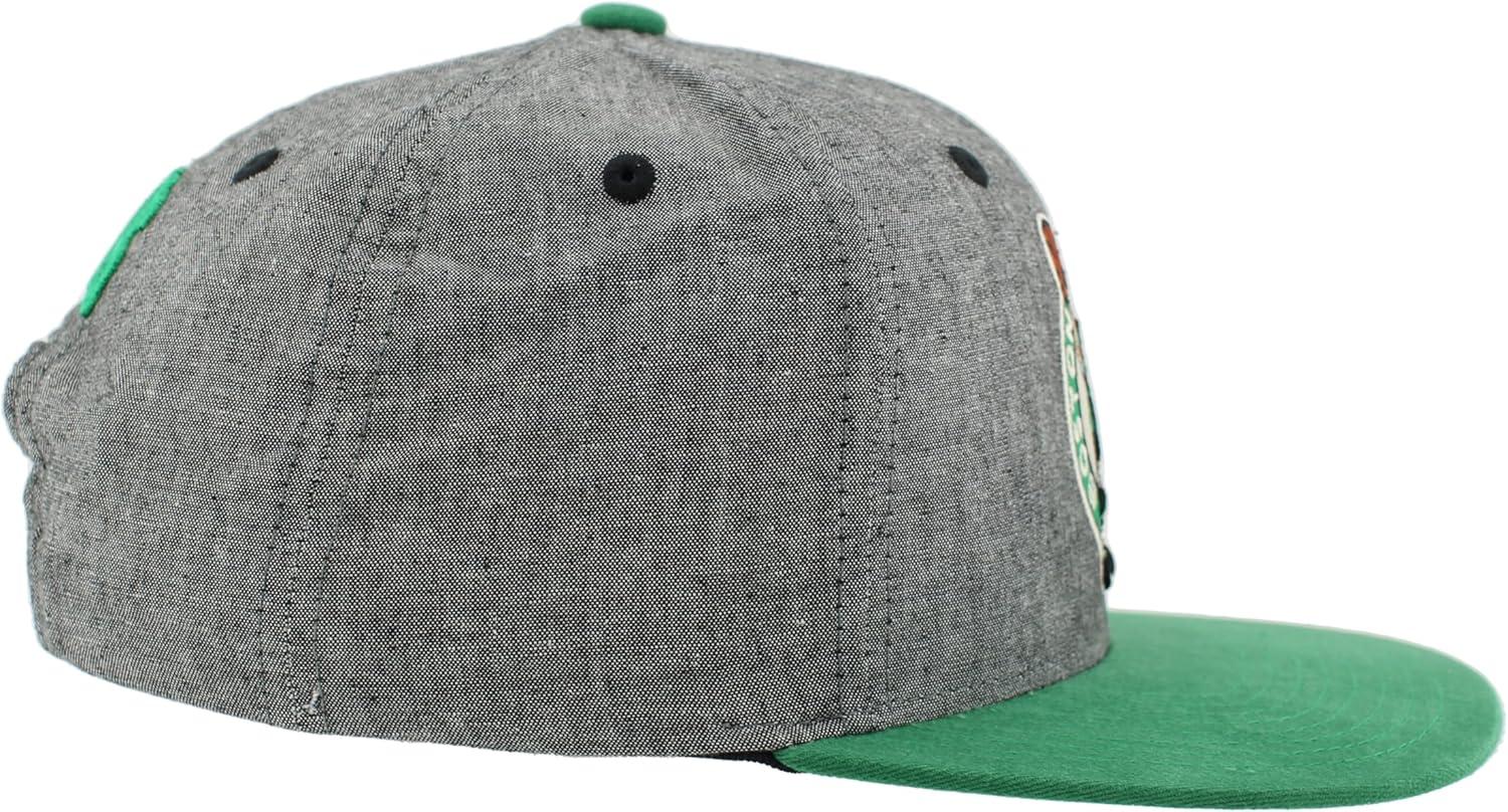 imageZHATS NBA UnisexAdult NBA Officially Licensed Adjustable Snapback Hat Heather BlackHeather Black