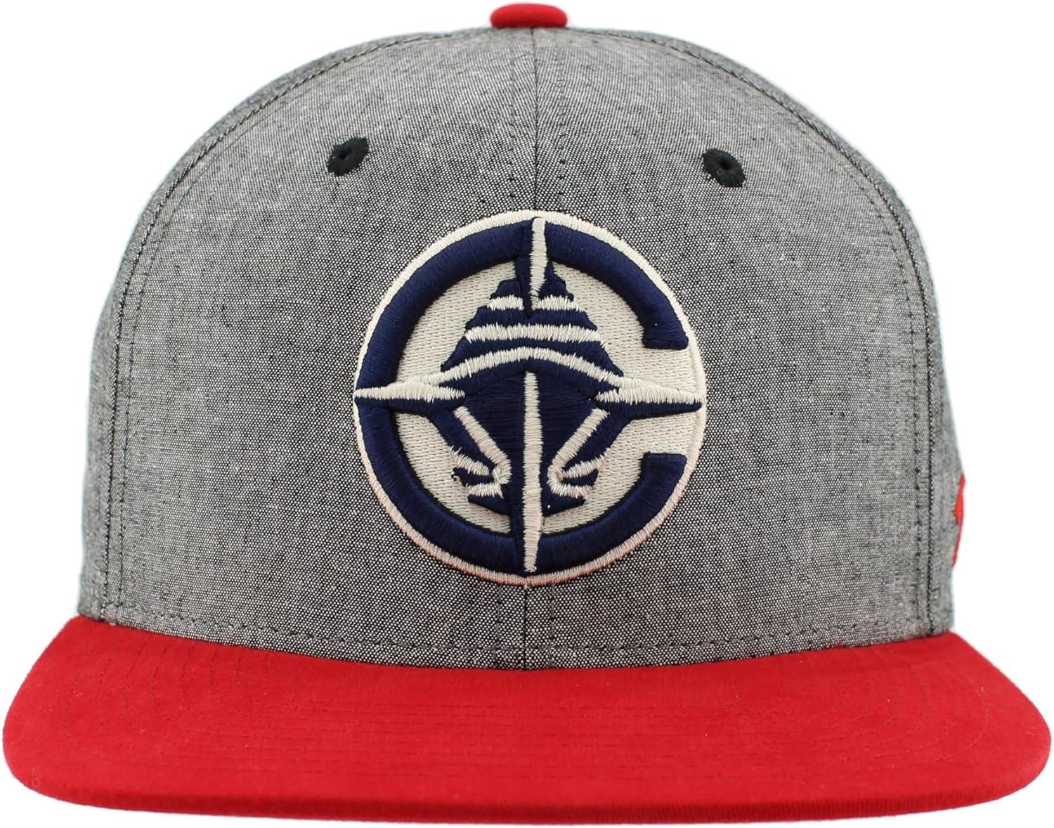 imageZHATS NBA UnisexAdult NBA Officially Licensed Adjustable Snapback Hat Heather BlackHeather Black