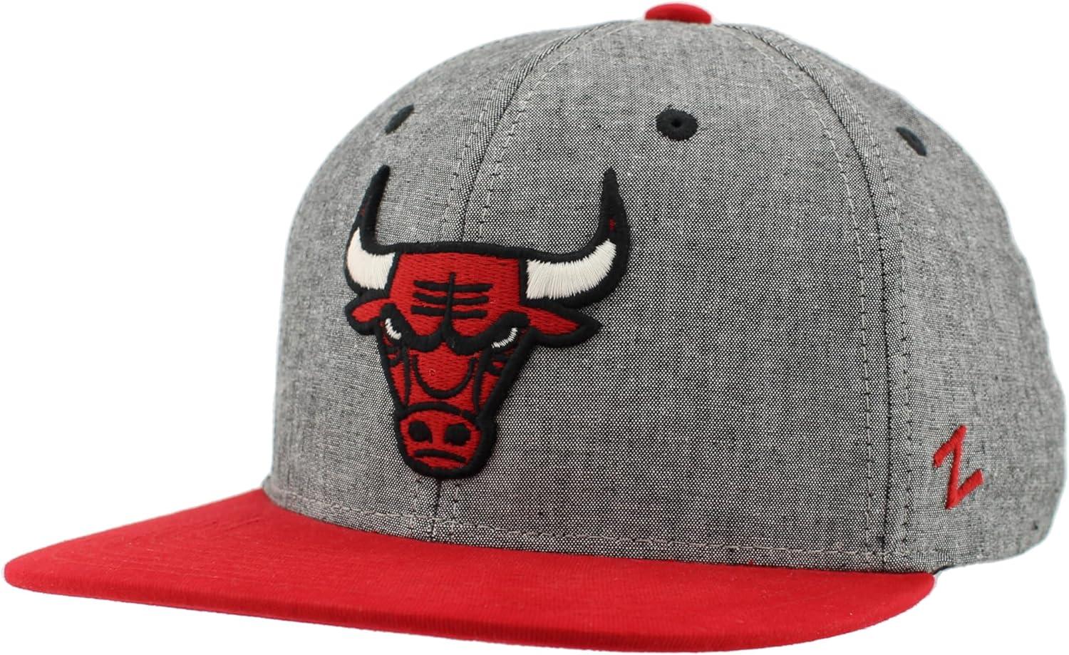 imageZHATS NBA UnisexAdult NBA Officially Licensed Adjustable Snapback Hat Heather BlackHeather Black