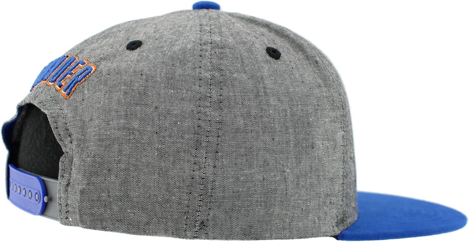 imageZHATS NBA UnisexAdult NBA Officially Licensed Adjustable Snapback Hat Heather BlackHeather Black