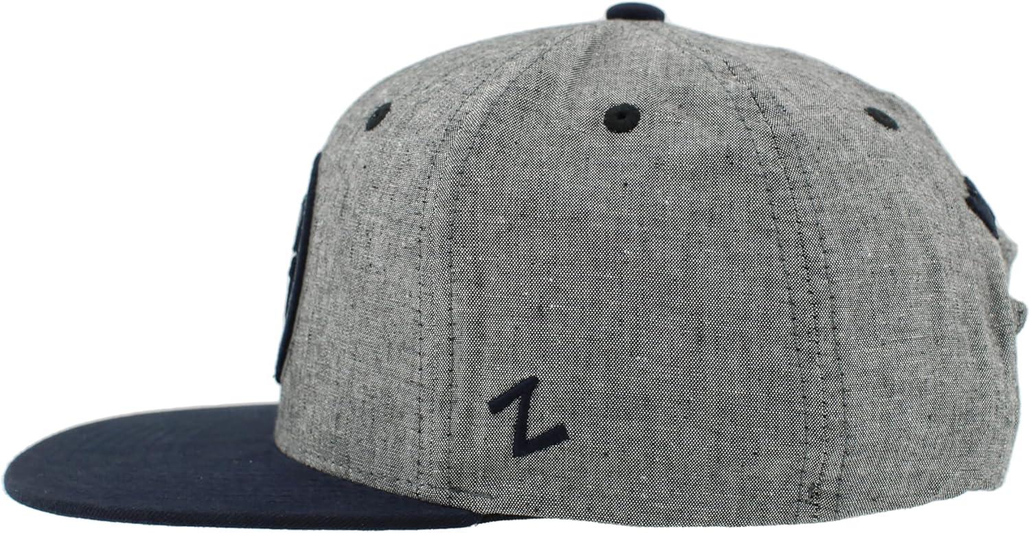 imageZHATS NBA UnisexAdult NBA Officially Licensed Adjustable Snapback Hat Heather BlackHeather Black