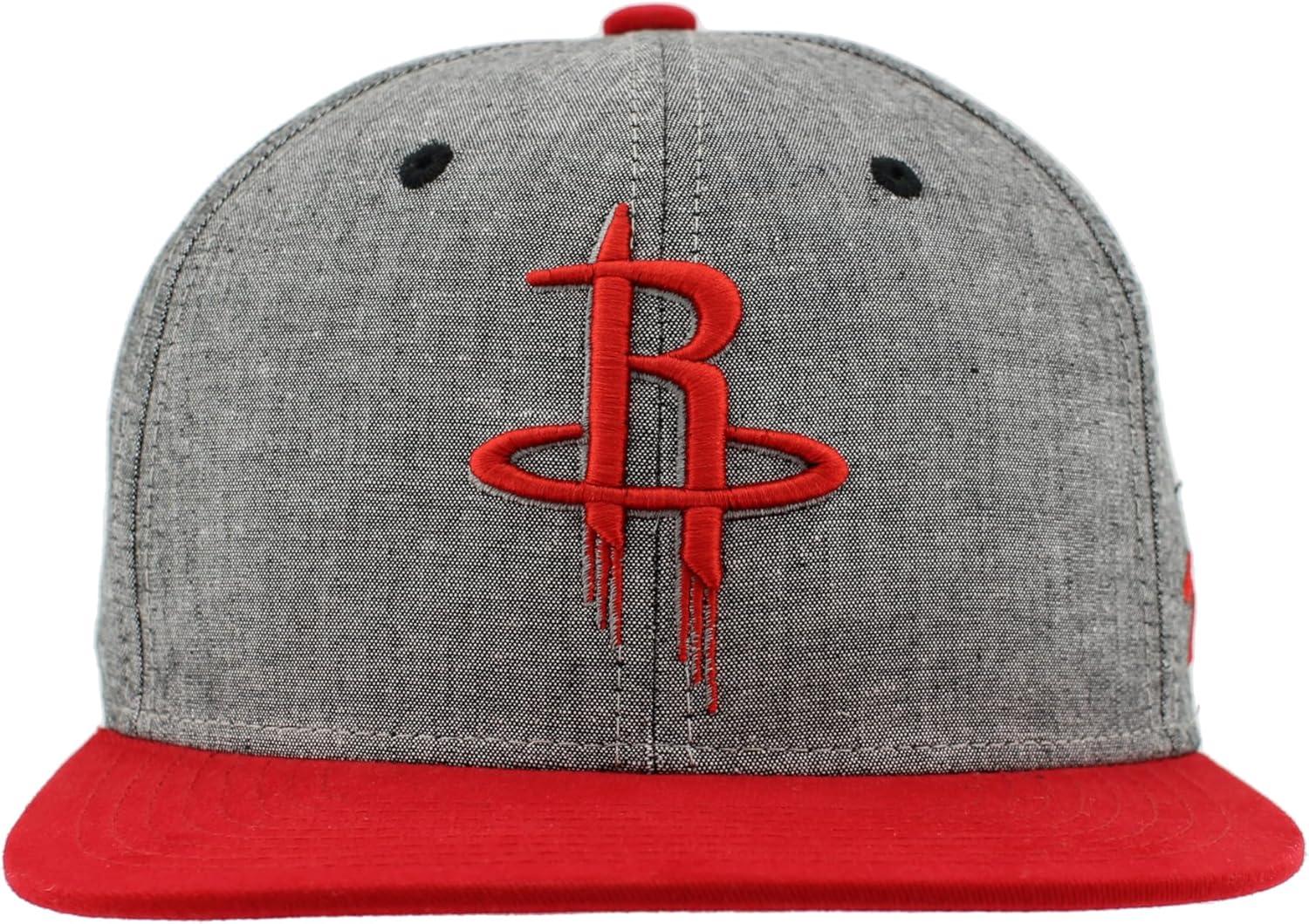 imageZHATS NBA UnisexAdult NBA Officially Licensed Adjustable Snapback Hat Heather BlackHeather Black