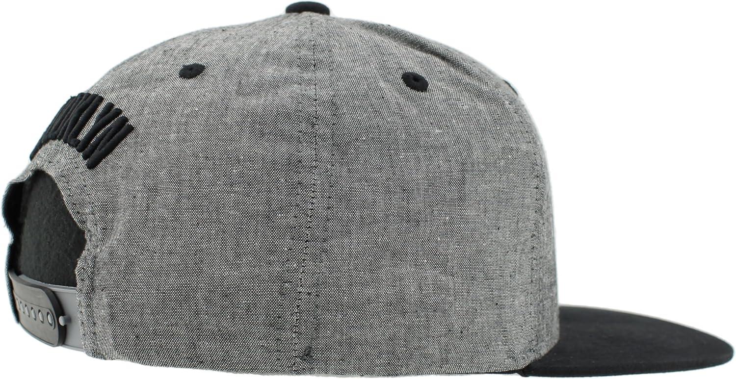 imageZHATS NBA UnisexAdult NBA Officially Licensed Adjustable Snapback Hat Heather BlackHeather Black