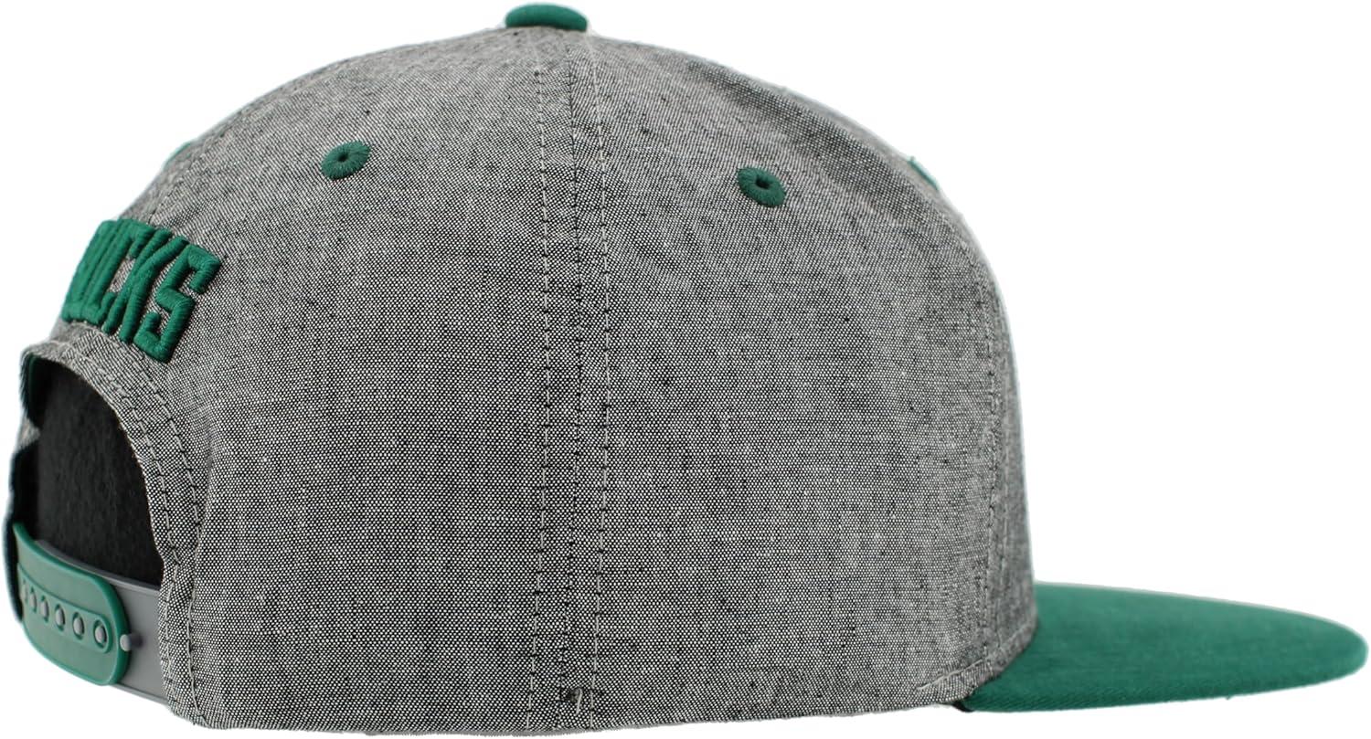 imageZHATS NBA UnisexAdult NBA Officially Licensed Adjustable Snapback Hat Heather BlackHeather Black