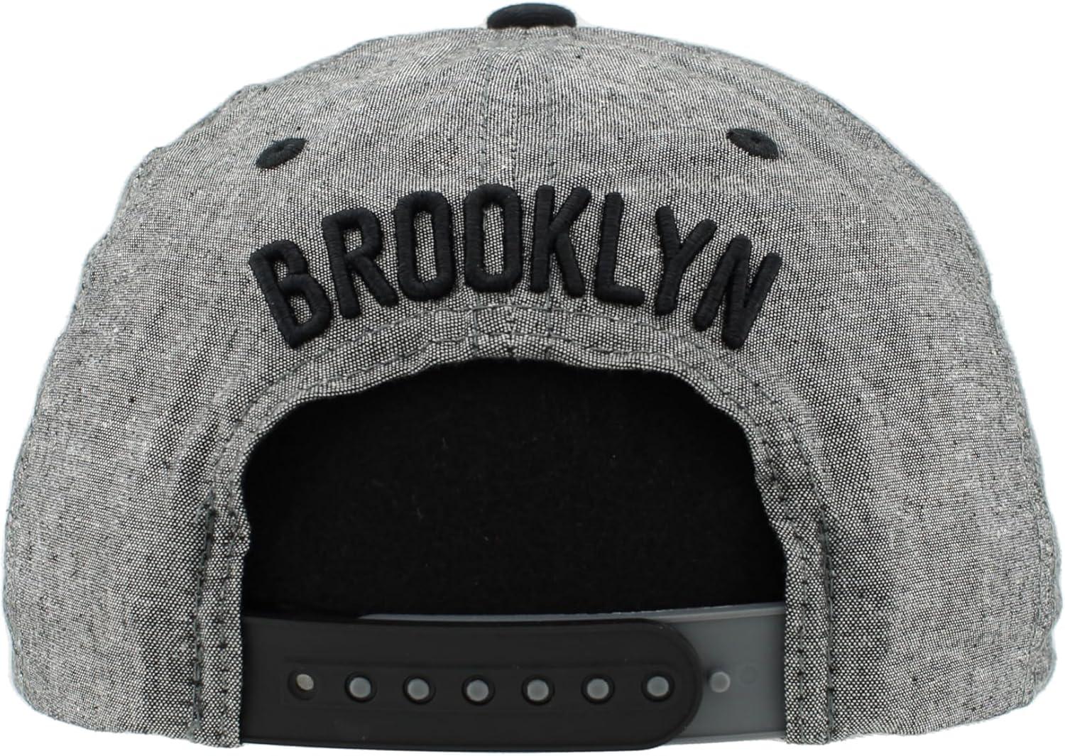 imageZHATS NBA UnisexAdult NBA Officially Licensed Adjustable Snapback Hat Heather BlackHeather Black