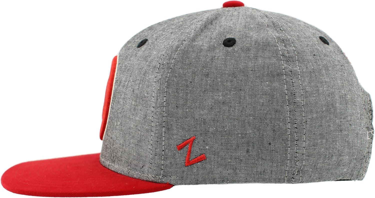 imageZHATS NBA UnisexAdult NBA Officially Licensed Adjustable Snapback Hat Heather BlackHeather Black