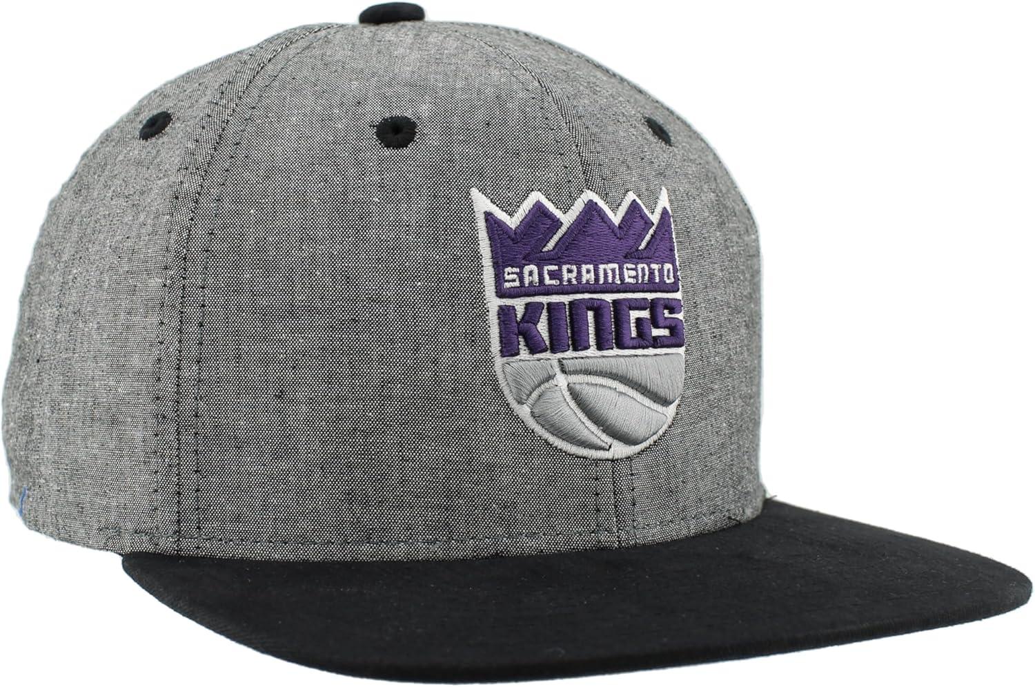 imageZHATS NBA UnisexAdult NBA Officially Licensed Adjustable Snapback Hat Heather BlackHeather Black