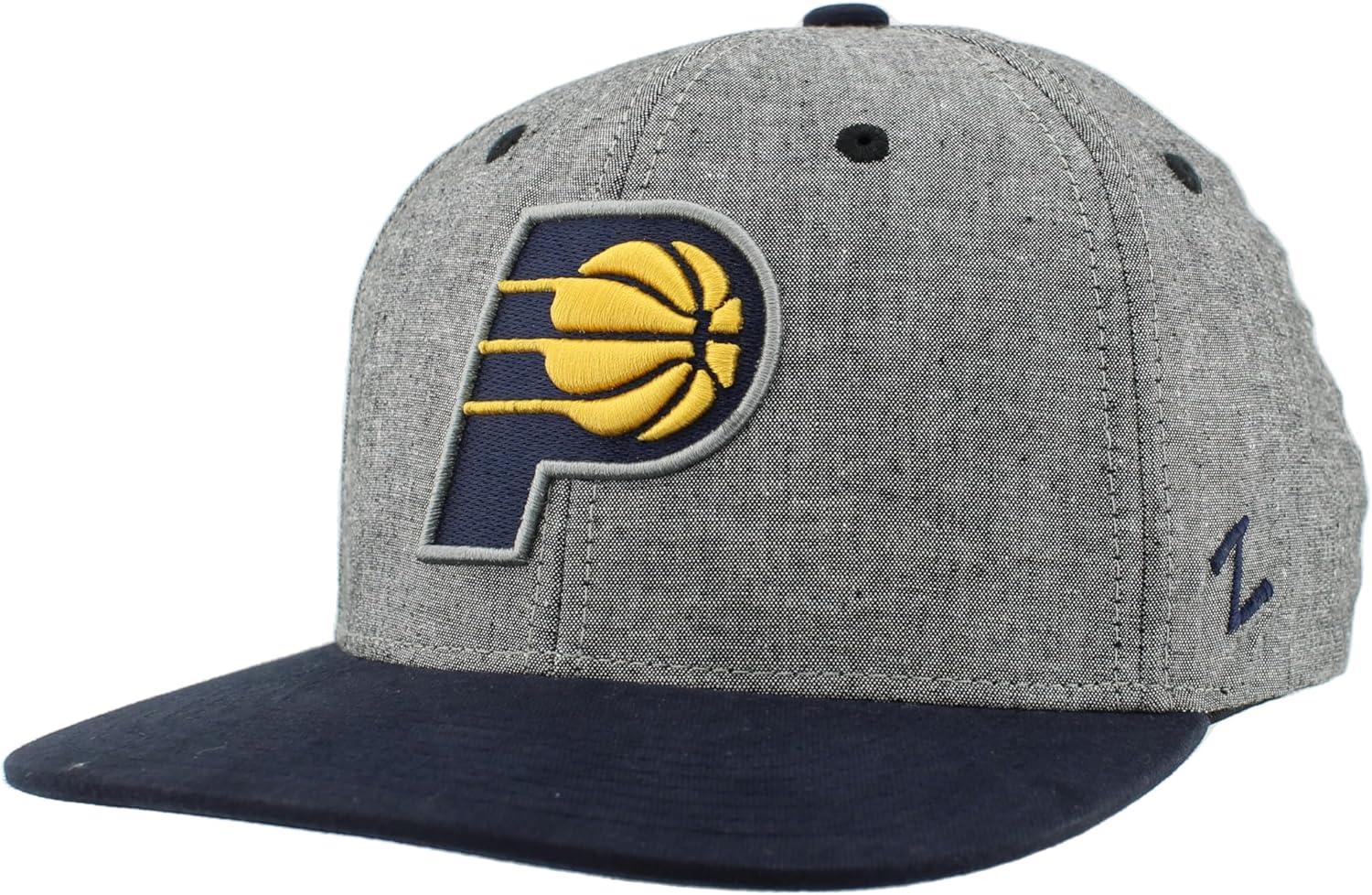 imageZHATS NBA UnisexAdult NBA Officially Licensed Adjustable Snapback Hat Heather BlackHeather Black