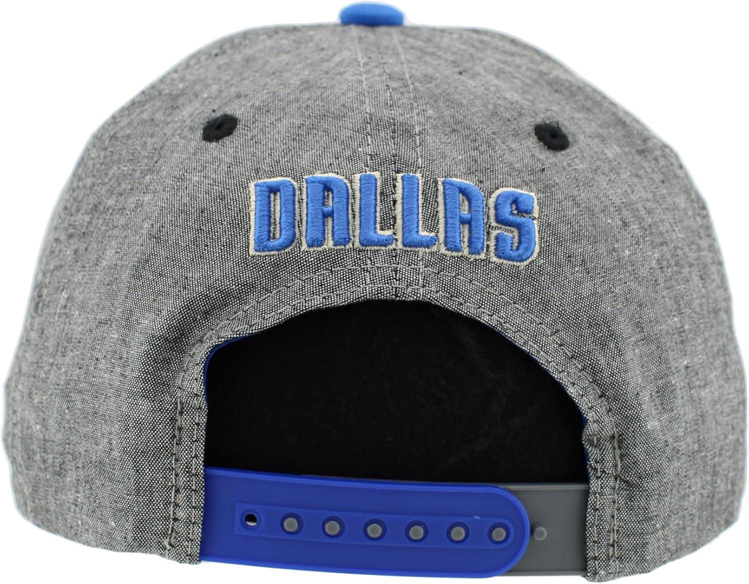 imageZHATS NBA UnisexAdult NBA Officially Licensed Adjustable Snapback Hat Heather BlackHeather Black