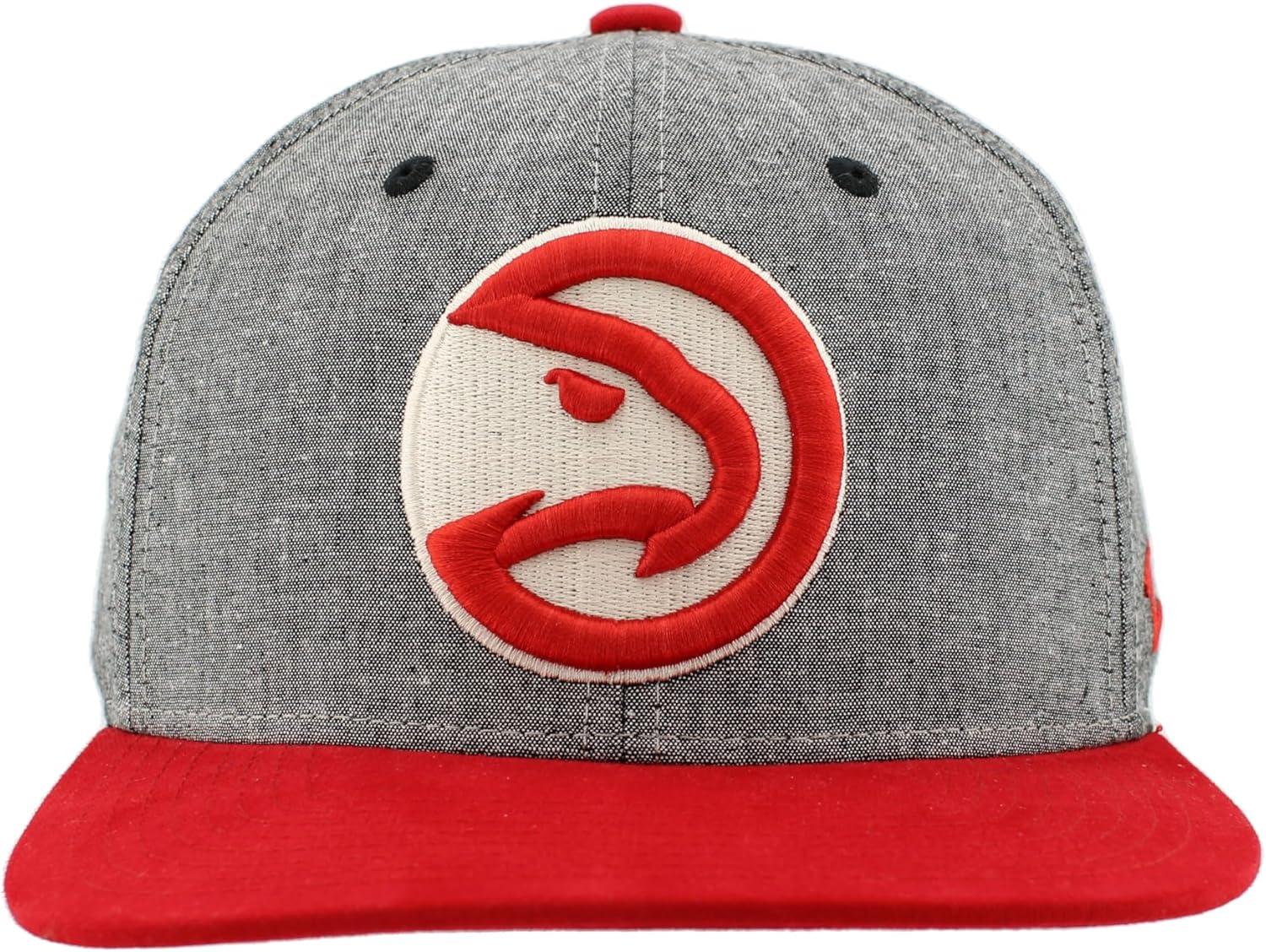 imageZHATS NBA UnisexAdult NBA Officially Licensed Adjustable Snapback Hat Heather BlackHeather Black